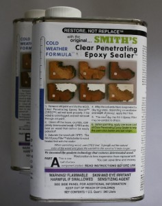 Clear Penetrating Epoxy Sealer. Smiths Genuine