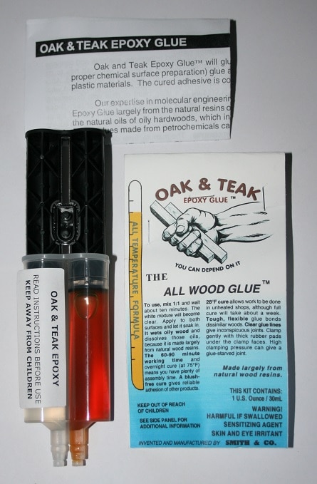 syringe mixing Epoxy wood glue all wood glue