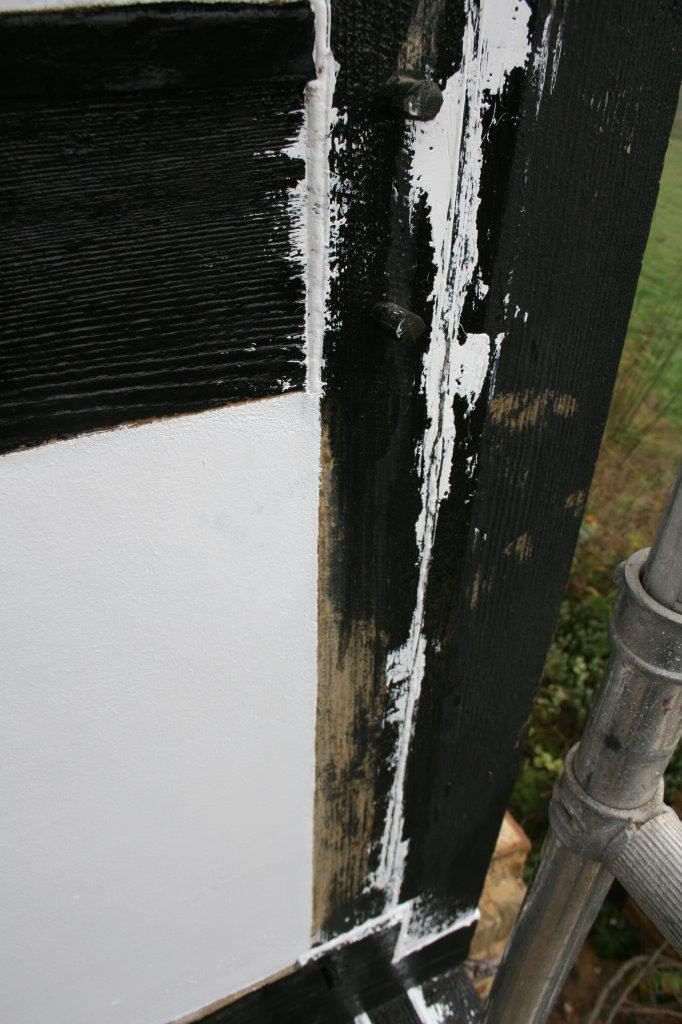 wood crack timber joint sealing repair tool caulk flush