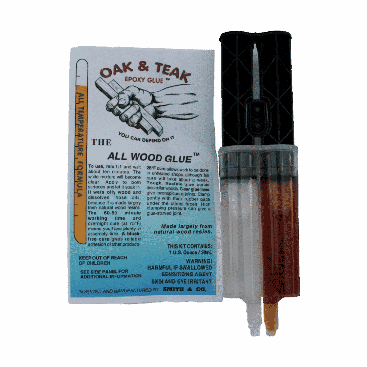 oak and teak epoxy wood glue syringe permanent waterproof