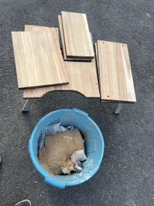 prepared hardwood for epoxy sealed wood