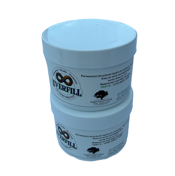 300ml Jars of EverFill epoxy wood filler