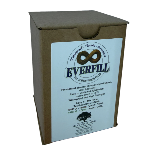 300ml kit box of everfill epoxy wood filler